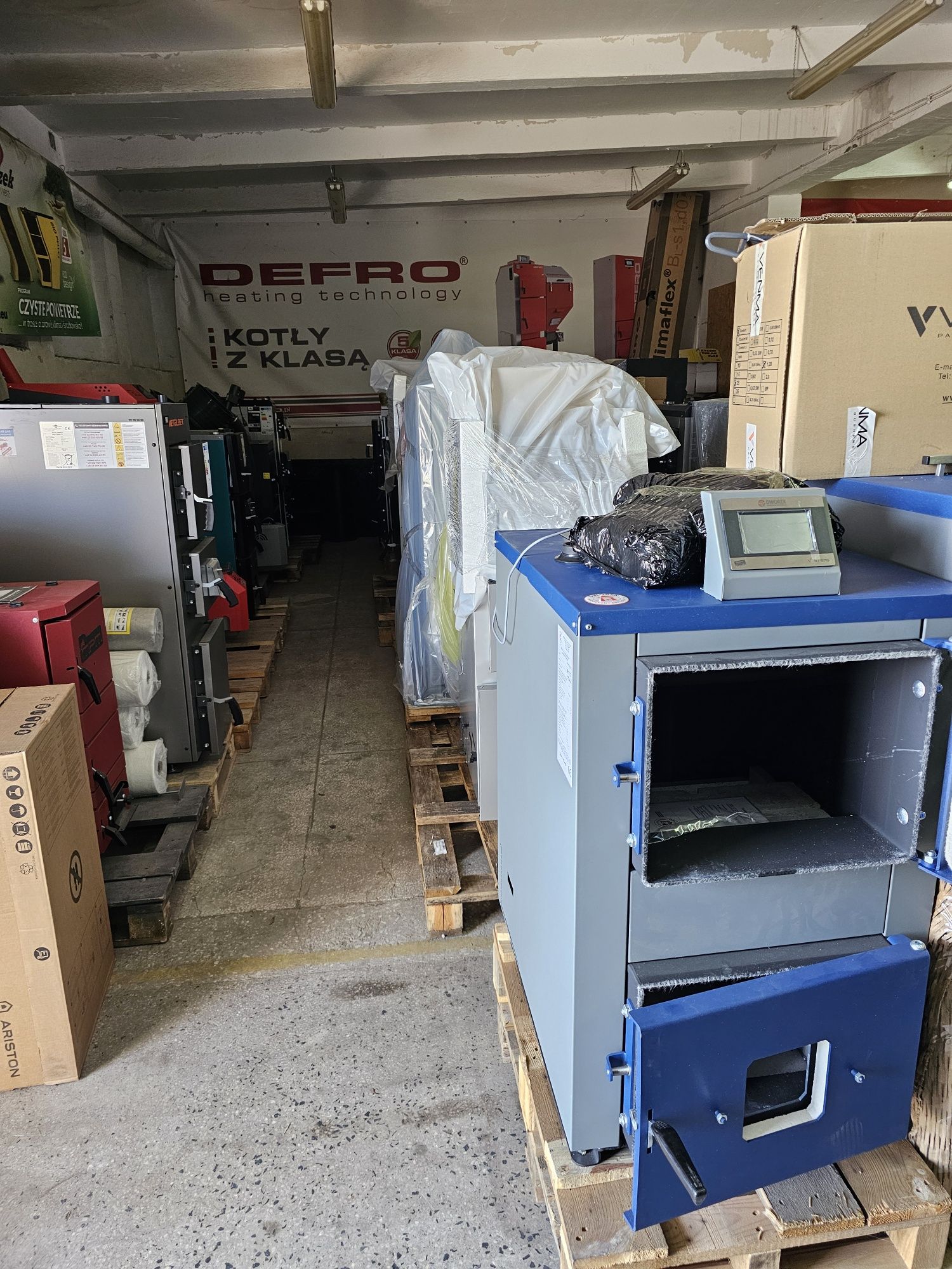 Kocioł pellet 5 klasa Dworek ZPS EKO BLUE 25KW
