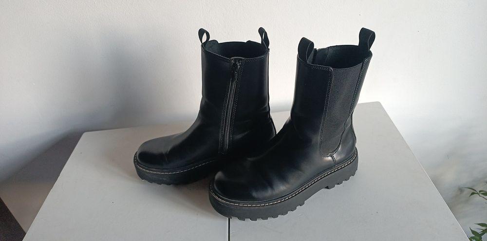 H&M botki czarne 36 jak nowe.