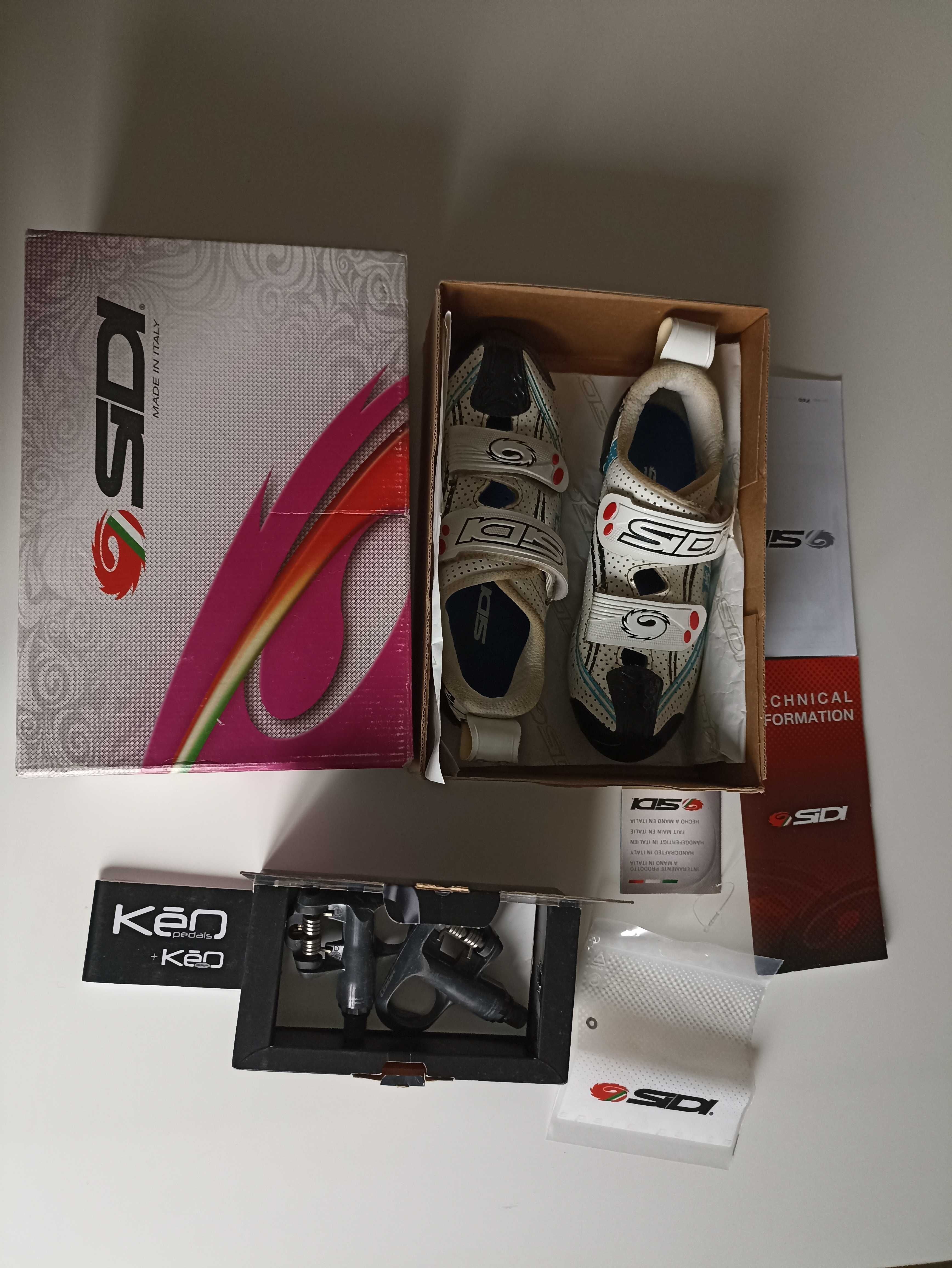 SIDI Scarpe 39,5 + pedały LOOK Keo Classic