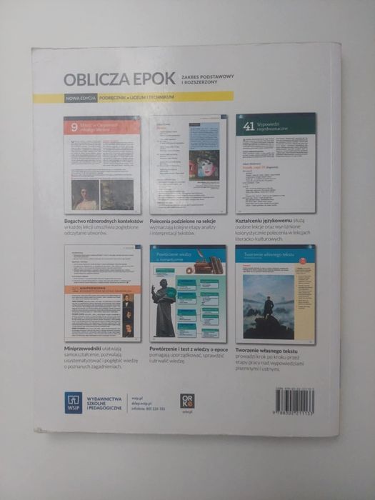 Oblicza epok 2/1 j polski WSIP Podręcznik