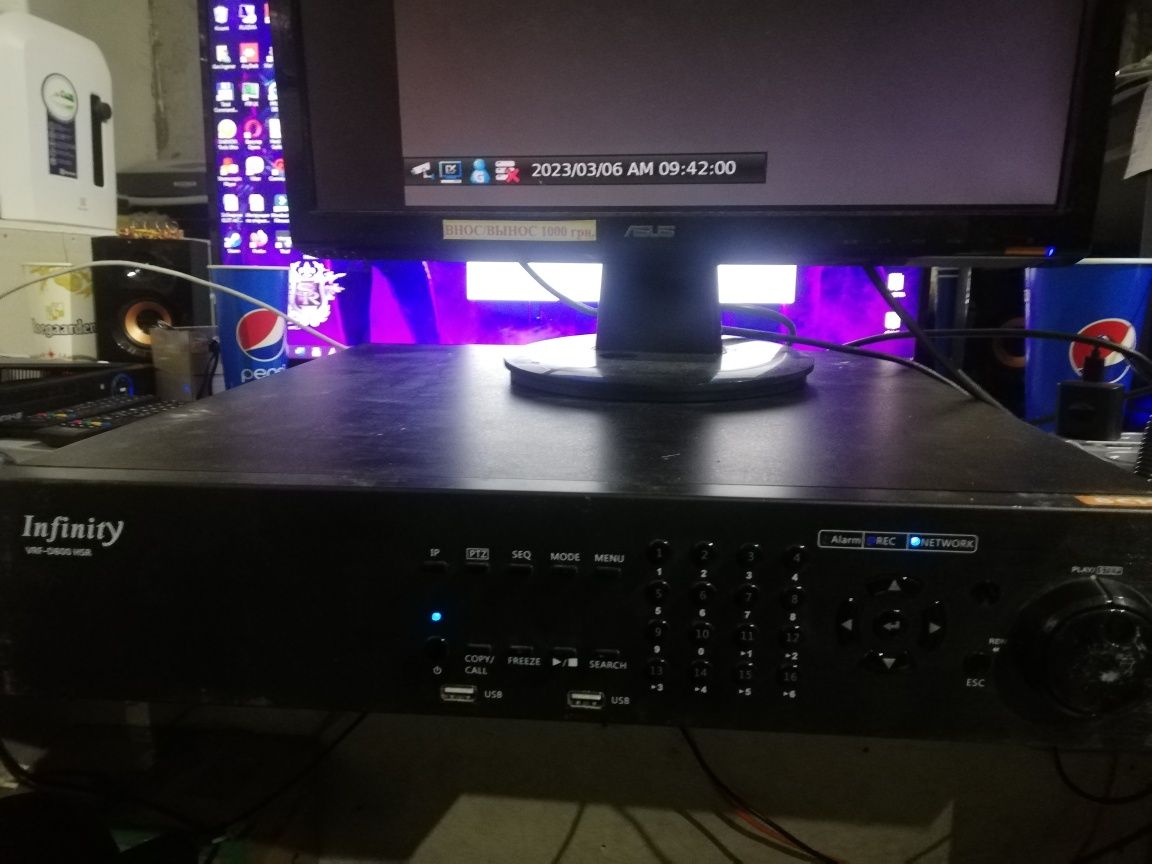 Гибридный видеорегистратор Infinity VRF-D800HSR на 8 камер