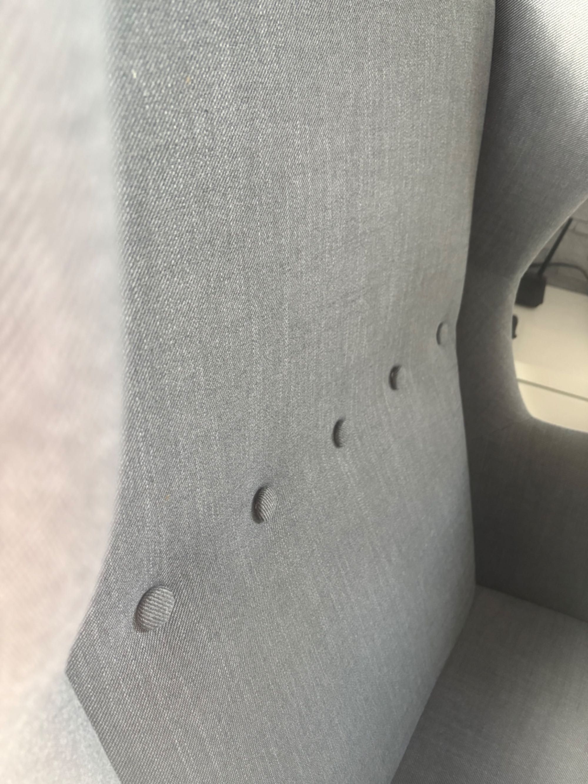 Fotel uszak IKEA z podnóżkiem