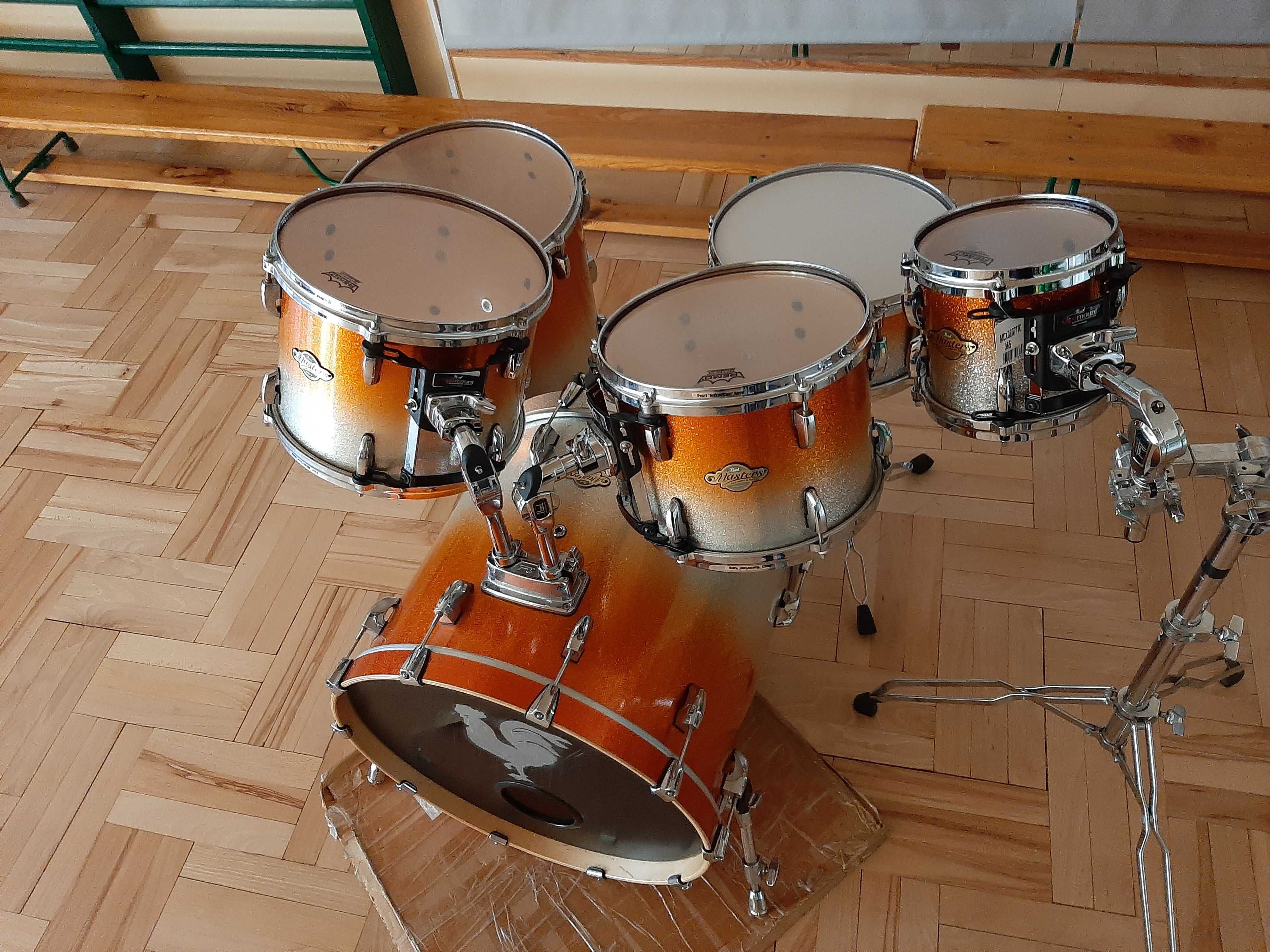 Perkusja Pearl Masters MCX Orange Sparkle Fade All Maple Shell