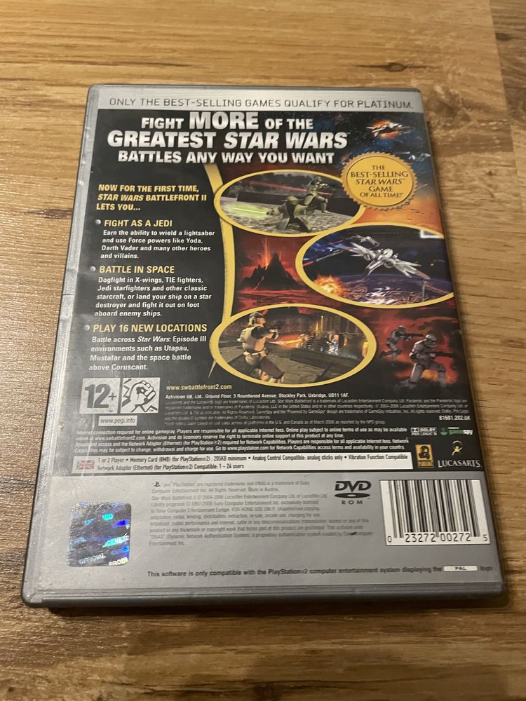 Gra PS2 Star Wars Battlefront II