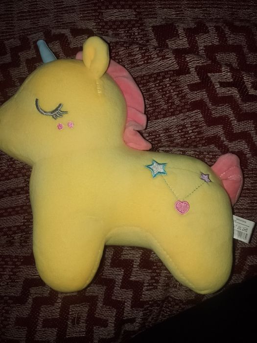Іграшка єдиноріг жовтий