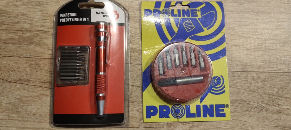 Wkrętaki precyzyjne - dlugopis + bity