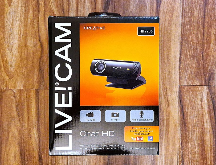 Kamera Creative Live!Cam Chat HD 720 kamerka web Nowa internetowa