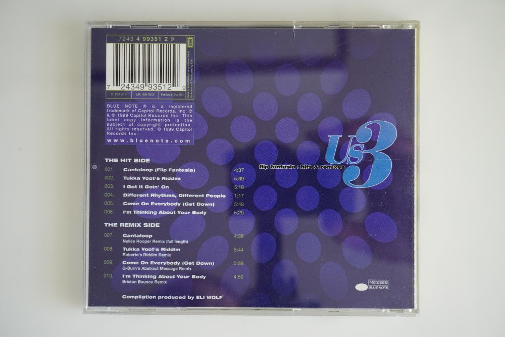 Us3 - Flip Fantasia Hits & Remixes CD