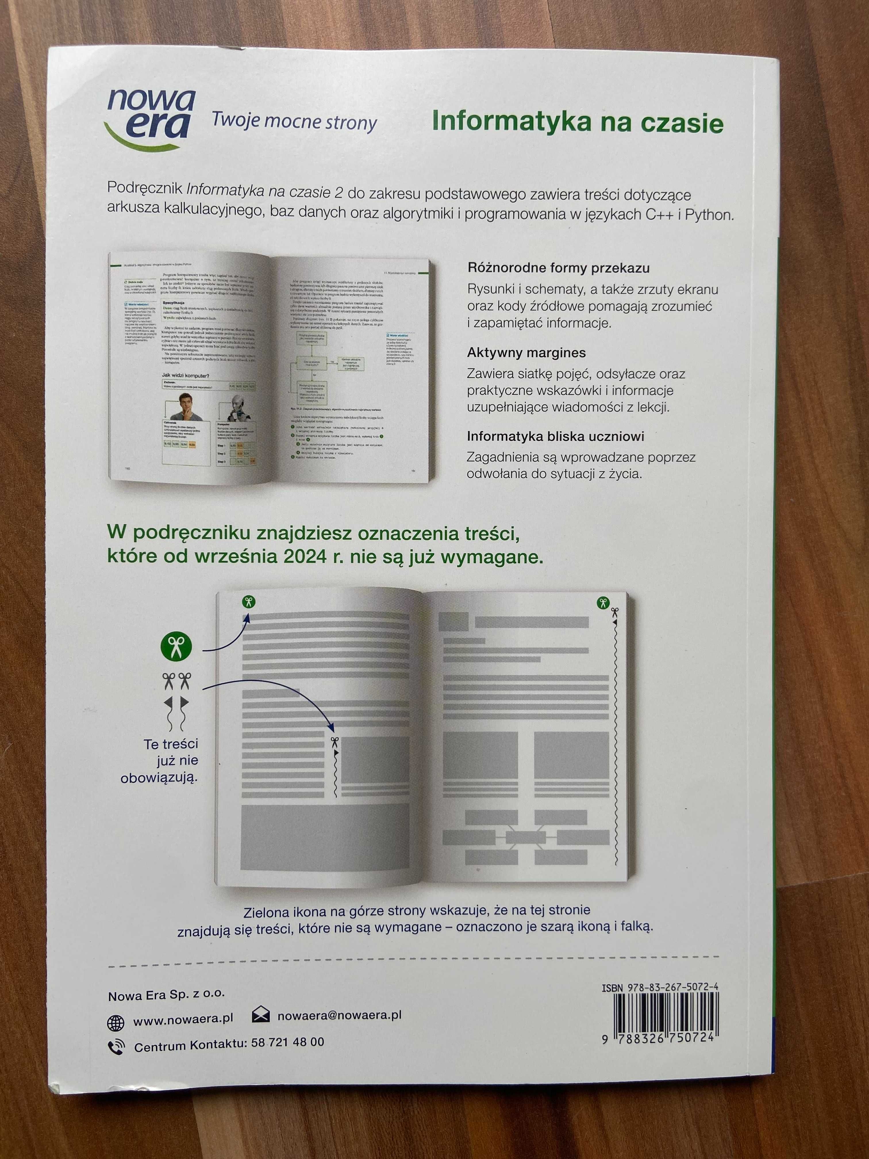 Podręcznik Informatyka na czasie 2 zakres podstawowy
