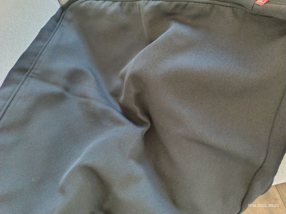 Pokrowce na sofę Ikea ektorp z szezlongiem, czarne stan idealny