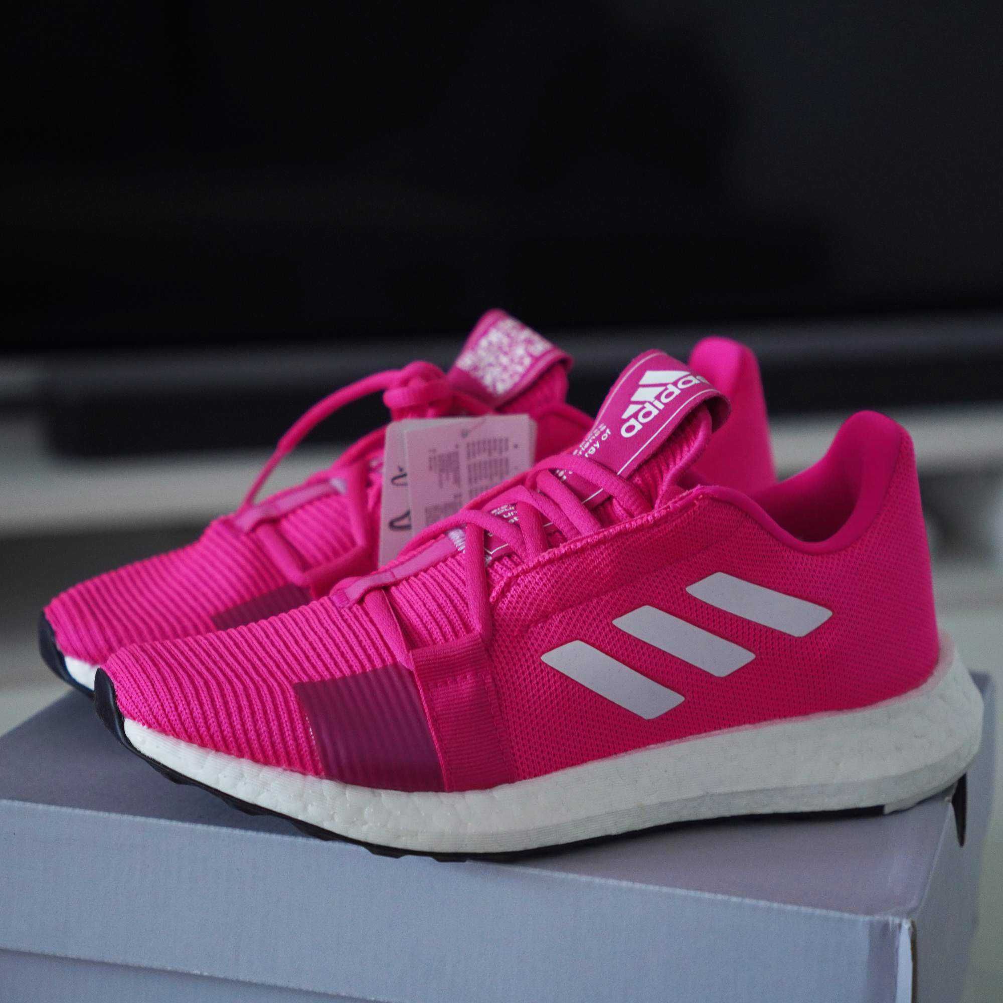 Buty Adidas Senseboost GO - różowe - r. 37.5 - oryginalne