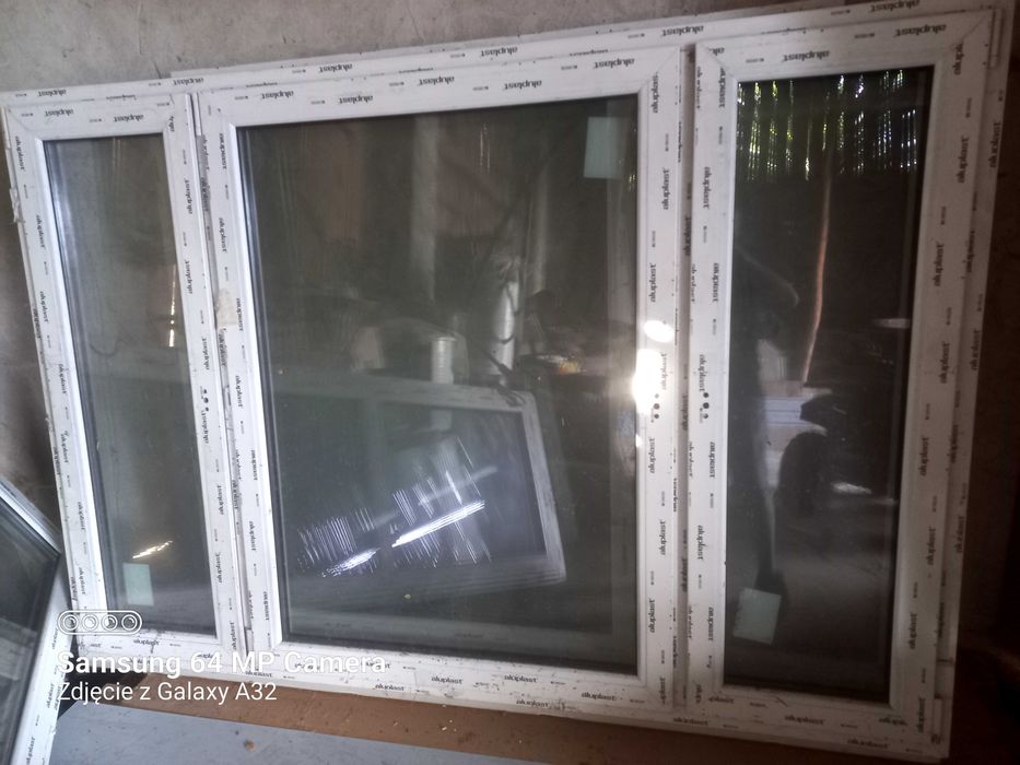 Dwa okna pcv nowe