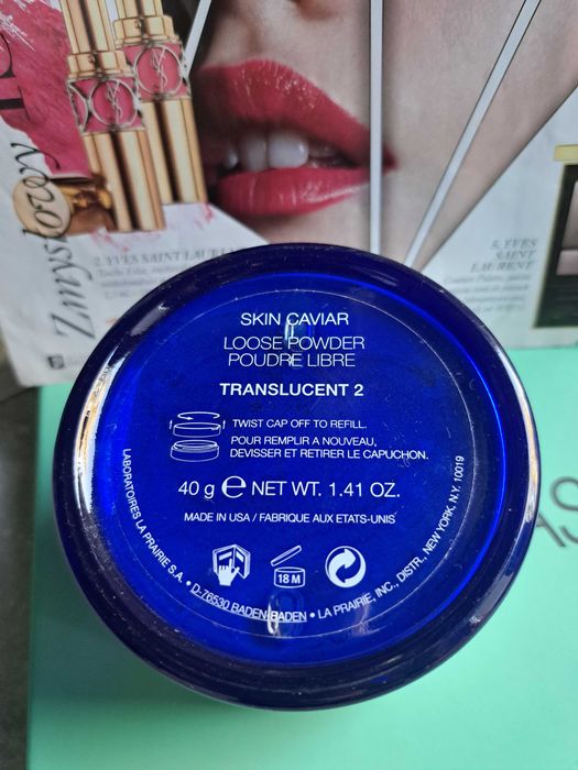 La prairie kawiorowy, sypki puder do twarzy odcień T2