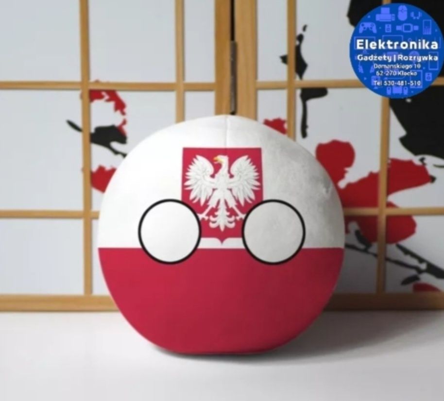 Polska Countryball miekka piłeczka HIT