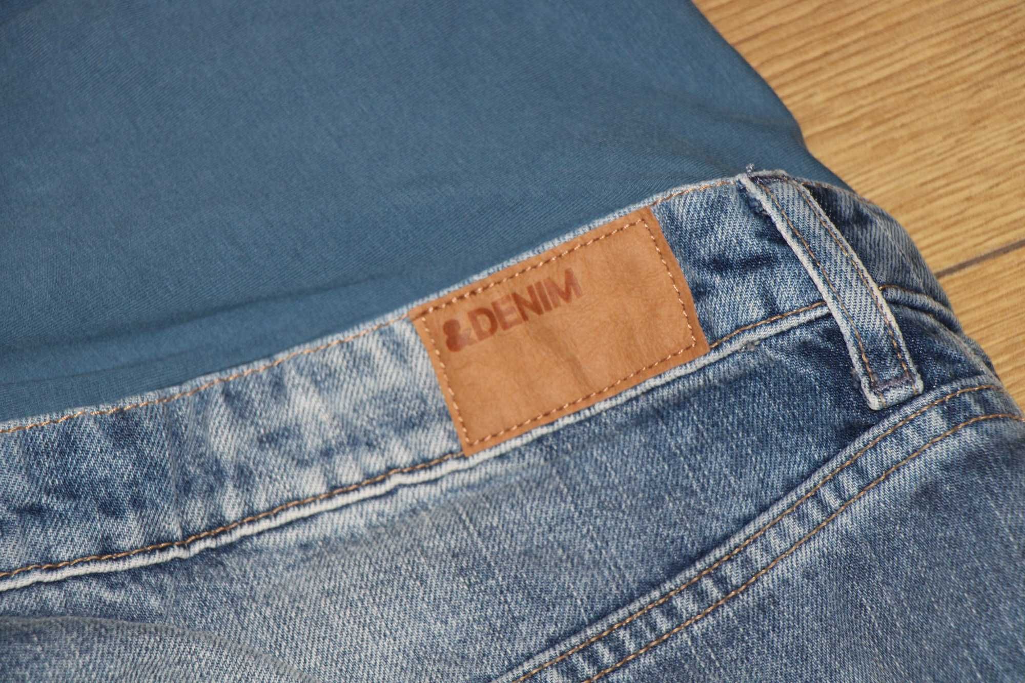Spódnica ciążowa ciąża jeans z panelem H&M MAMA 44 46