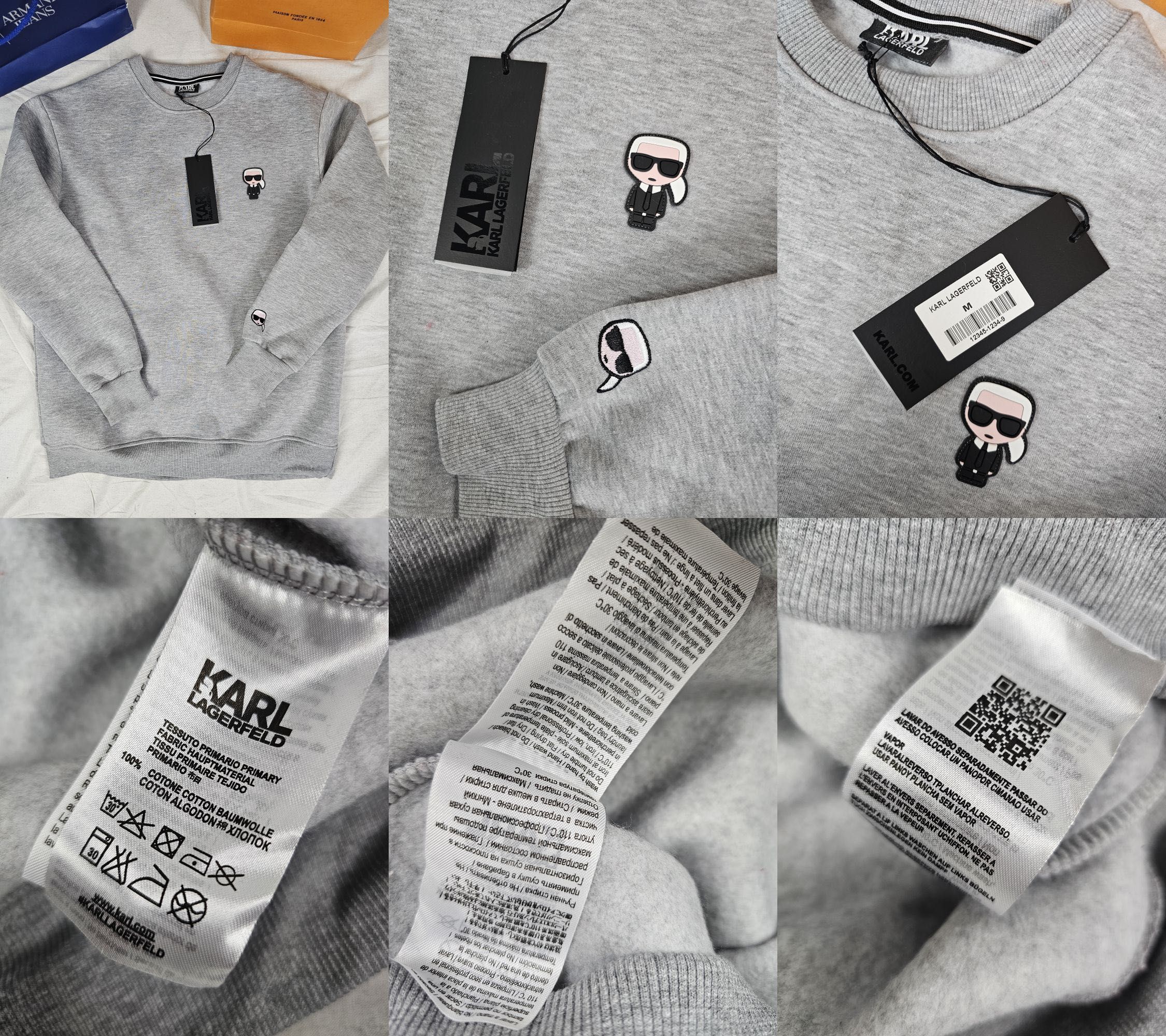 Bluza męska Karl Lagerfeld maly znaczek logowane