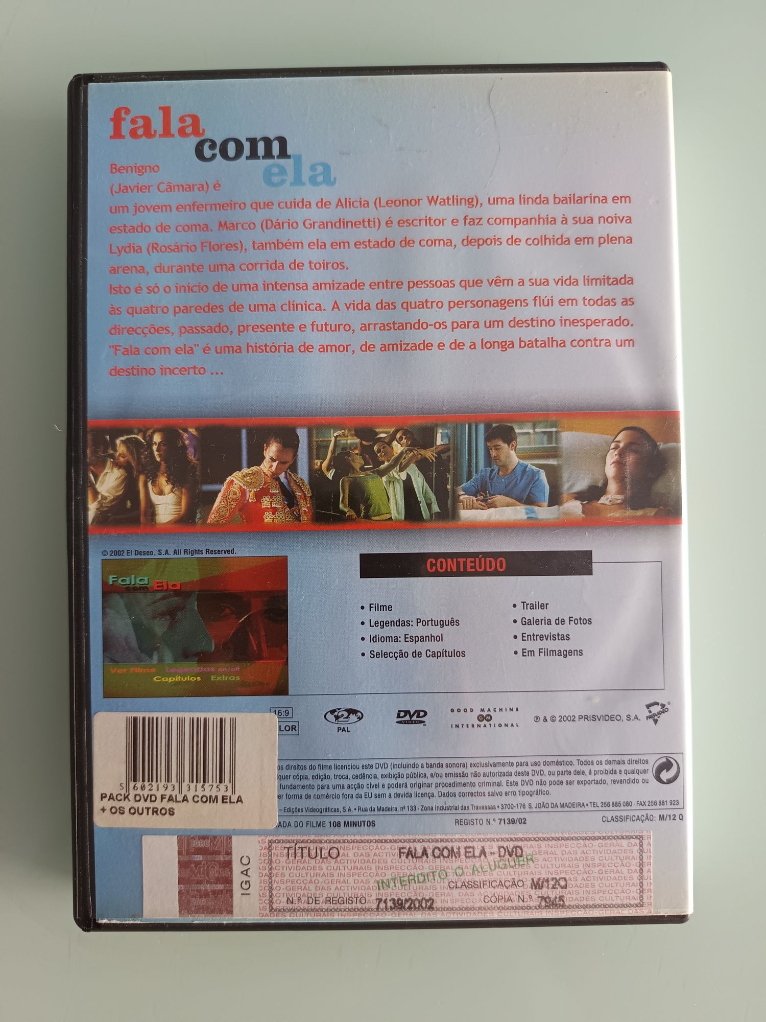 DVD fala com ela
