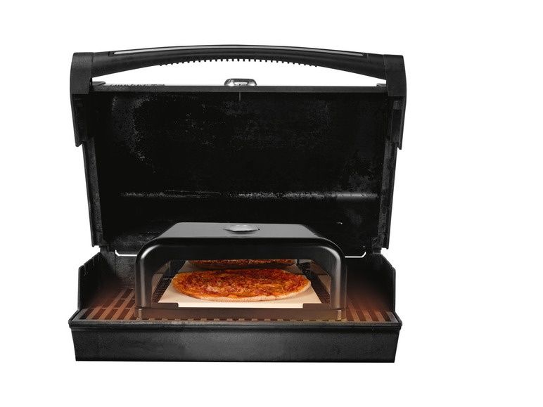 GRILLMEISTER Piec do pizzy z kamieniem, na grill gazowy lub węglowy