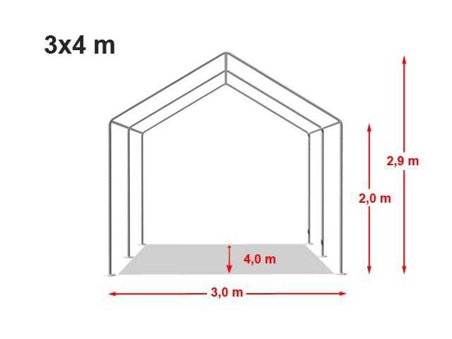 Wynajem namiot imprezowy, namiot ogrodowy 3x4, 3x6