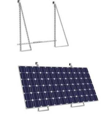Aluminiowa konstrukcja na system balkonowy fotowoltaika balkonowa
