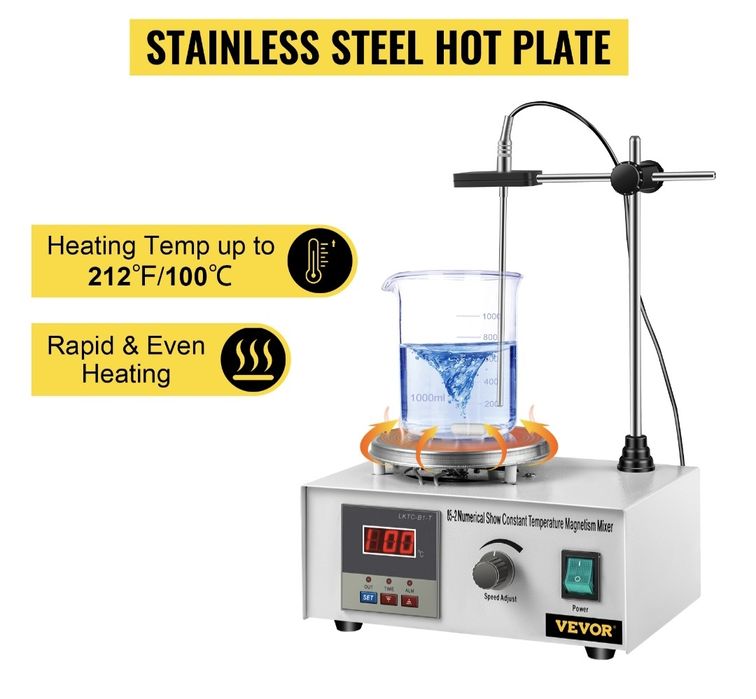 Нагрівальна плита магнітної мішалки 85-2 Мішалка магнітна 220В DOB