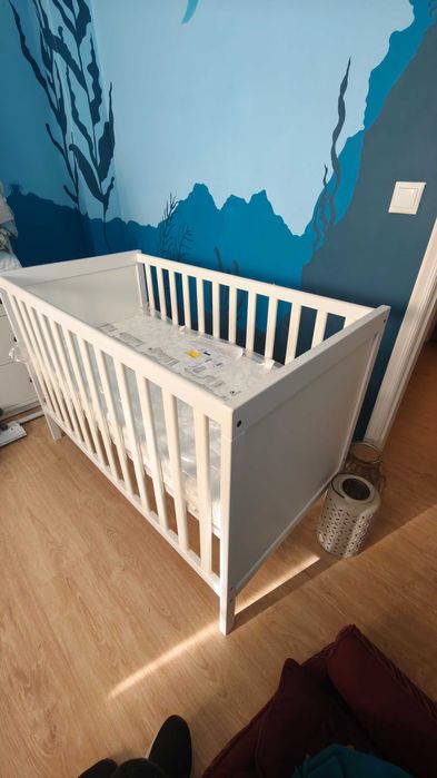 Berço + Colchão IKEA