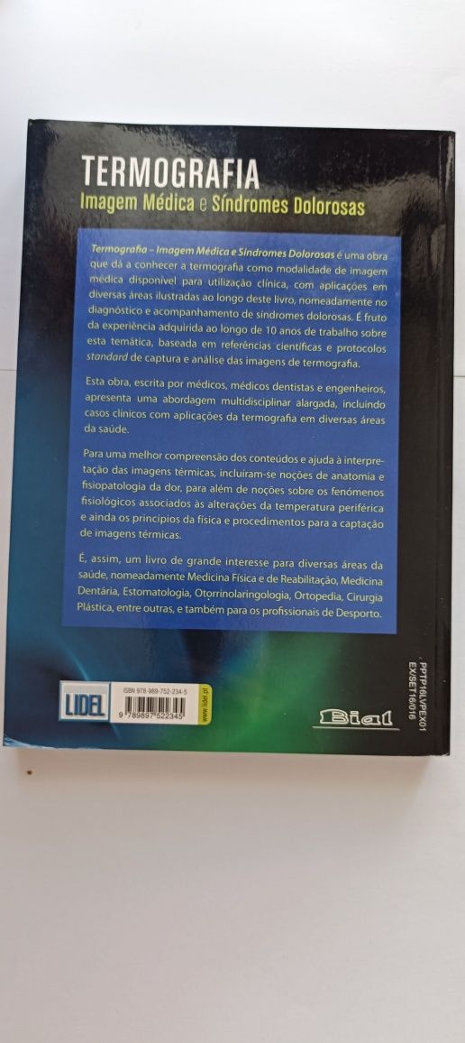 Livro Medicina Termografia Imagem Médica PORTES INCLUÍDOS