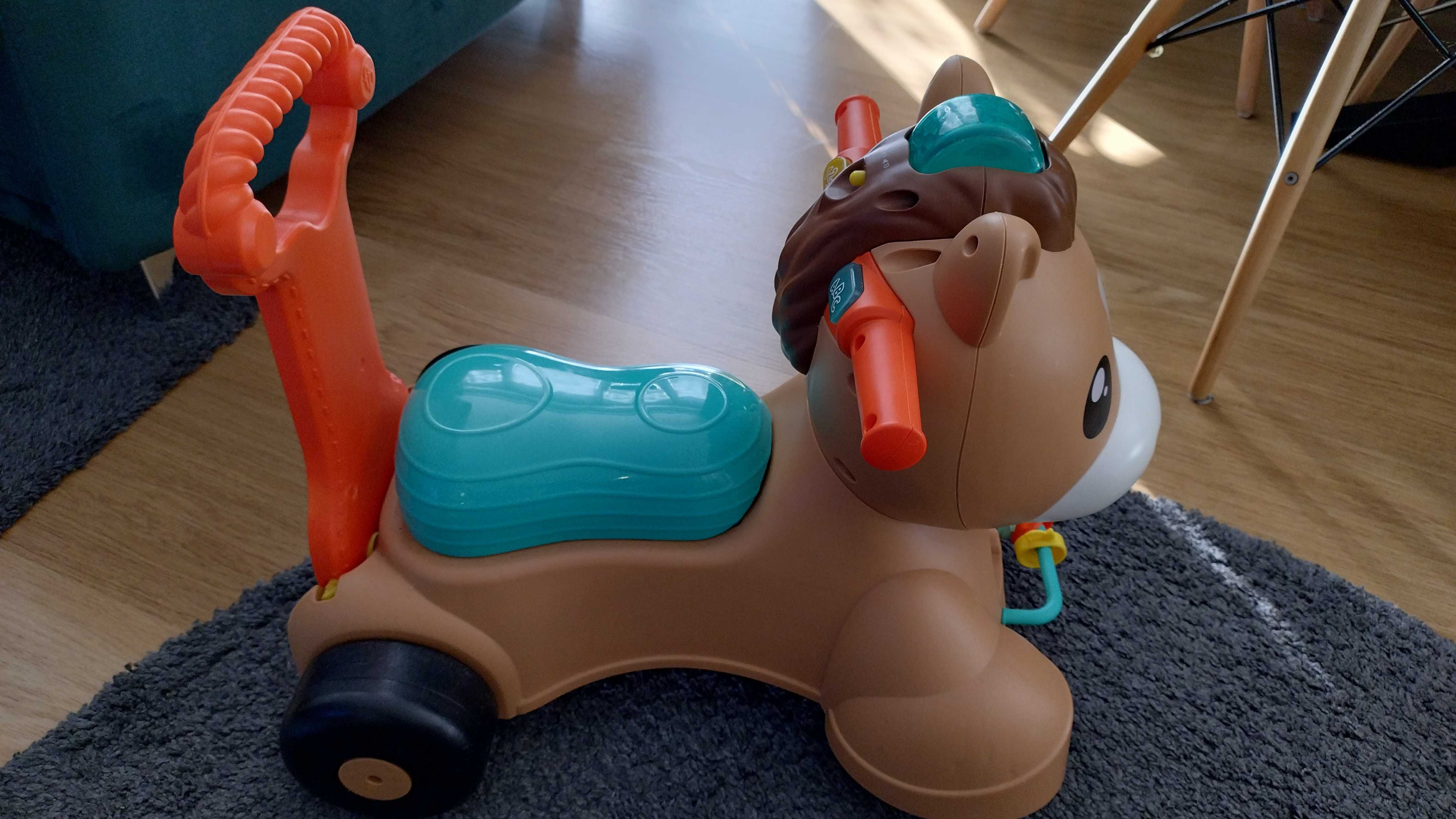 Fisher Price jeździk, pchacz konik