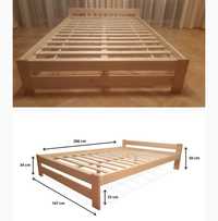 łóżko drewniane sosnowe 160x200 nowe