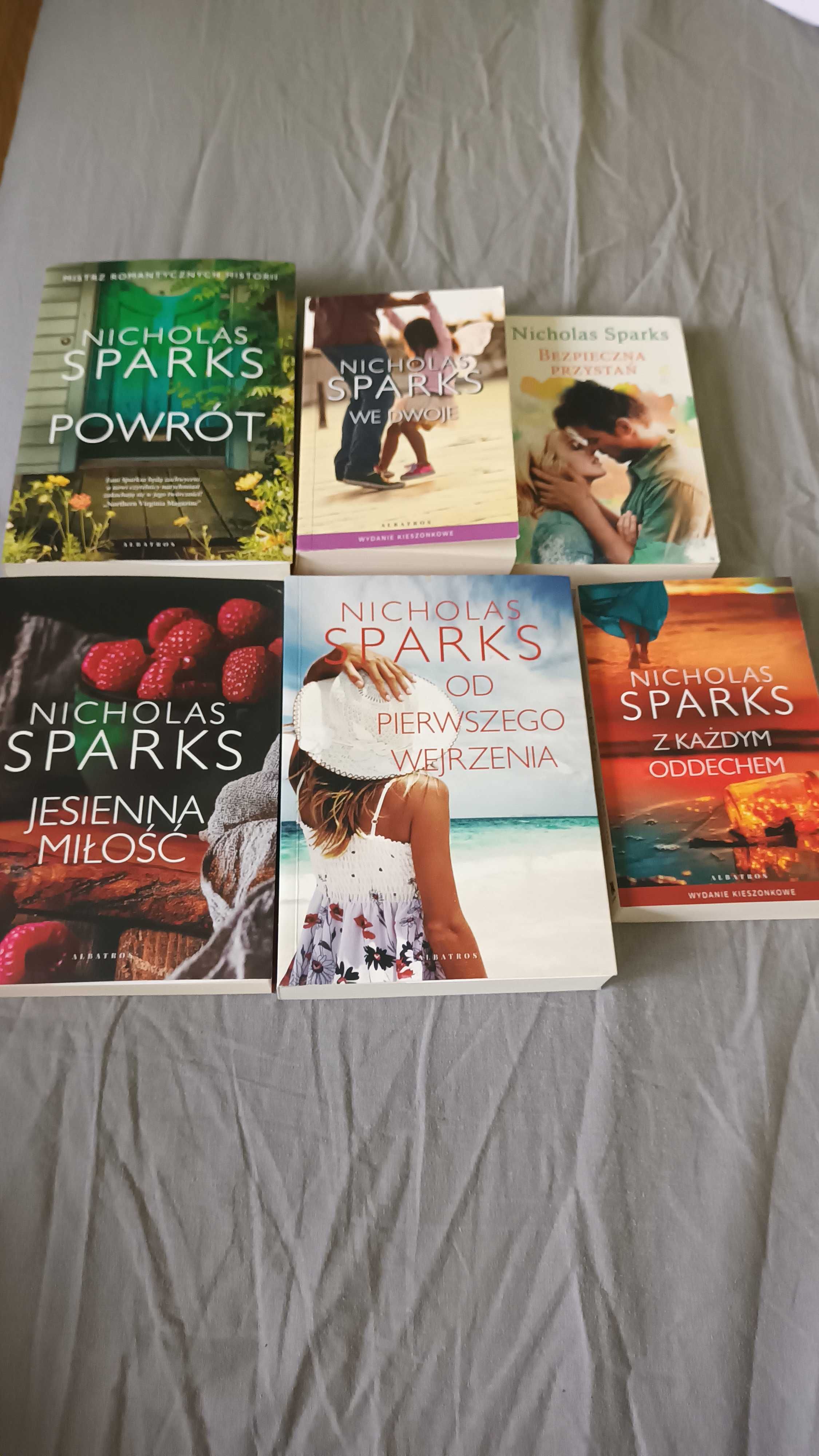 6 książek Nicholas Sparks