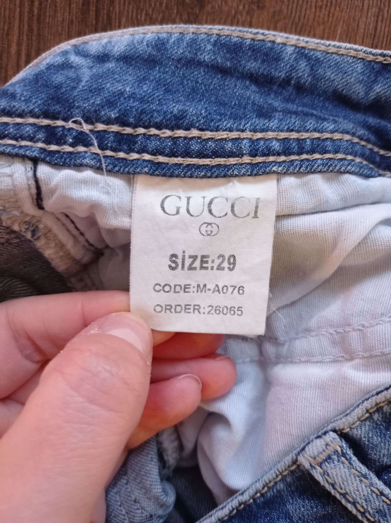 Spodnie jeansy Gucci rozmiar 29