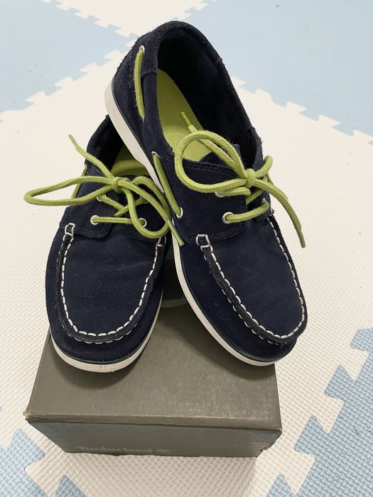 Buty mokasyny granatowe zamszowe Timberland r. 36