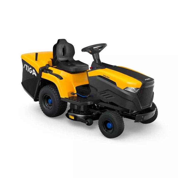 STIGA Cichy Traktor Ogrodowy Estate 384e | Akumulatorowy | 84cm | 3w1