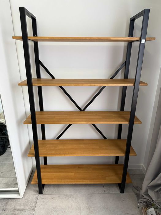 Regał loftowy Deerhorn – dąb naturalny