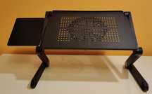 Stolik do laptopa regulowany GAMINGOWY Z WENTYLATOREM