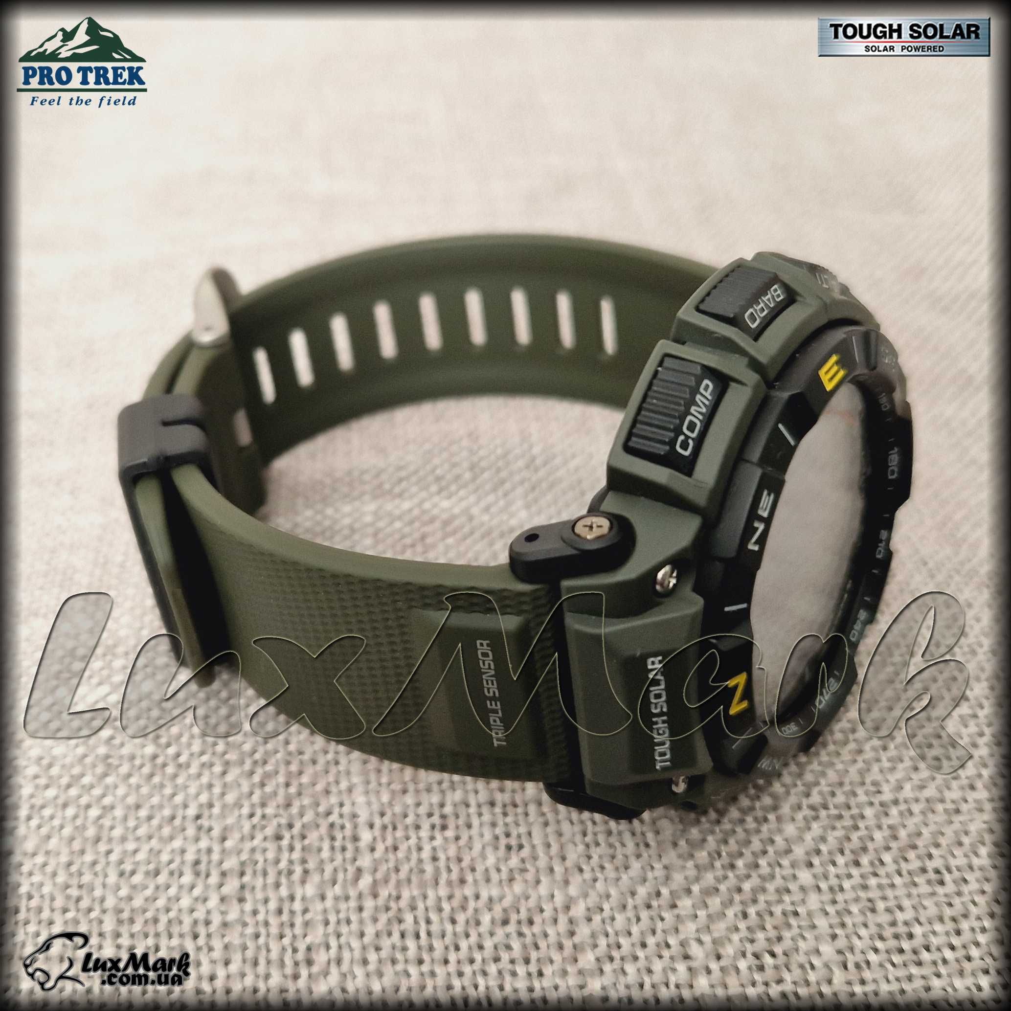 Годинник чоловічий Casio Pro Trek PRG-340-3 Tough Solar Triple Sensor