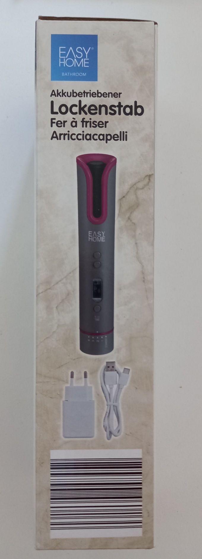 Nowa bezprzewodowa lokówka do włosów z gniazdem USB EasyHome