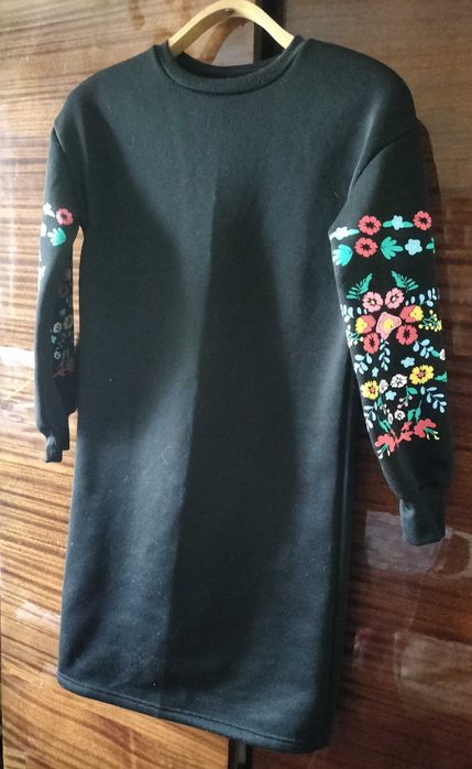 Платье Сукня тепле sweatdress с принтом