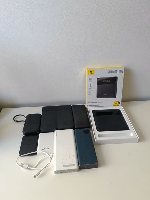 Uszkodzone powerbanki 9 sztuk