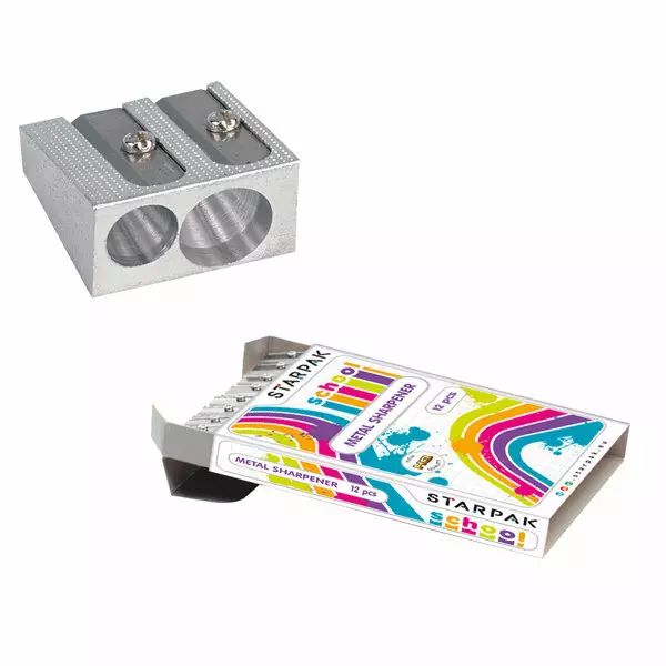 Temperówka metalowa podwójna. Starpak