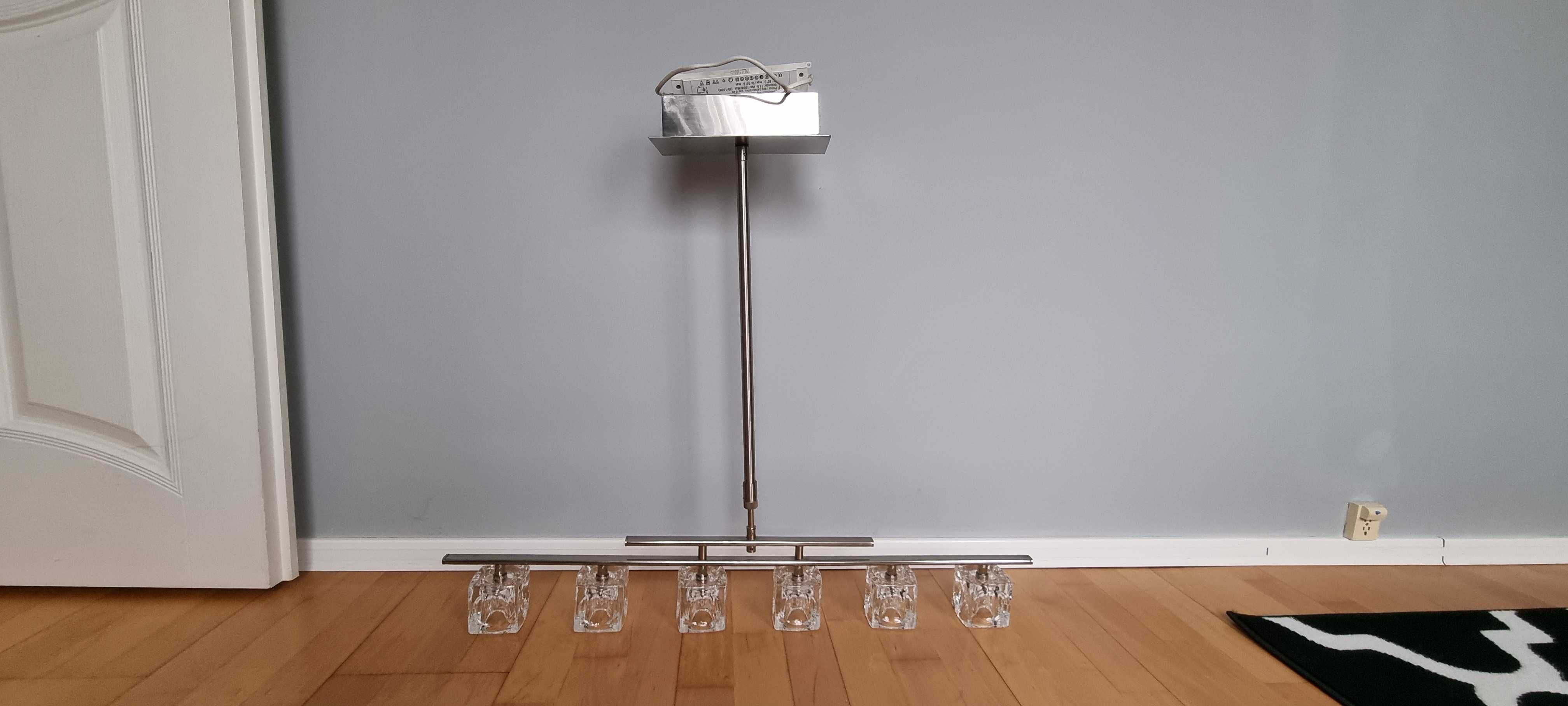 Żyrandol + lampa stojąca (komplet)
