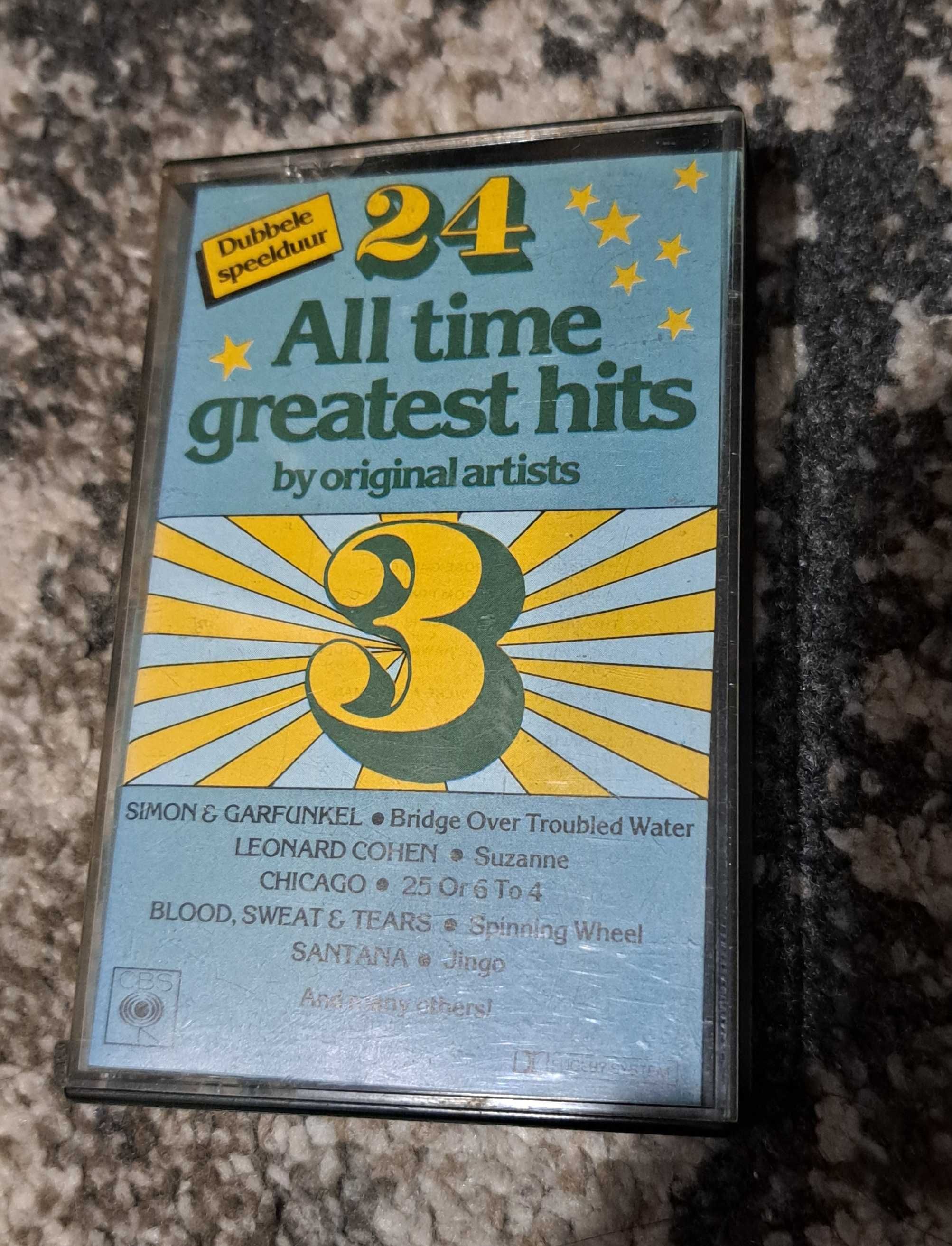 24 alL Times greatest Hits kaseta audio
