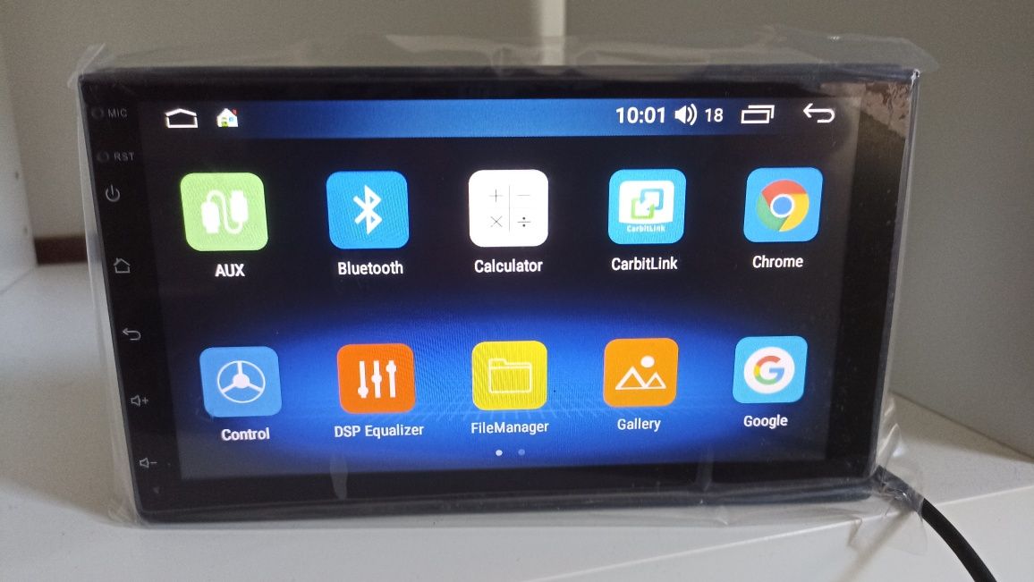 Auto Radio Android 2DIN de Ecra tactil - Com camara traseira - GPS