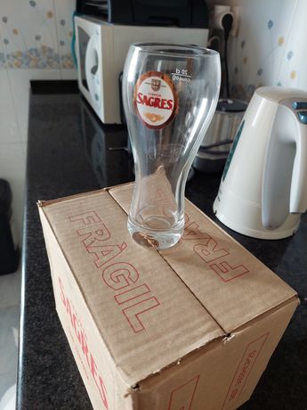 Copos de cerveja novos marca Sagres - 6