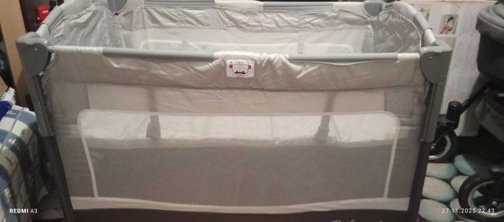 Манеж кроватка 2 в 1