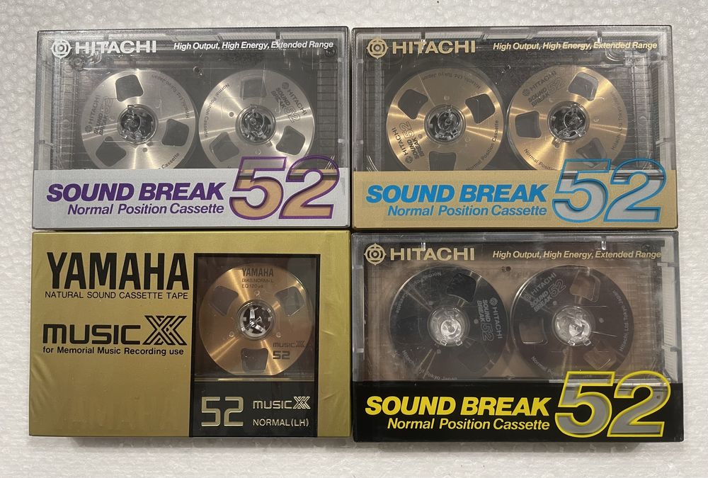 Аудіокасети Hitachi 52 YAMAHA XX 52   cassette касети з бобінками