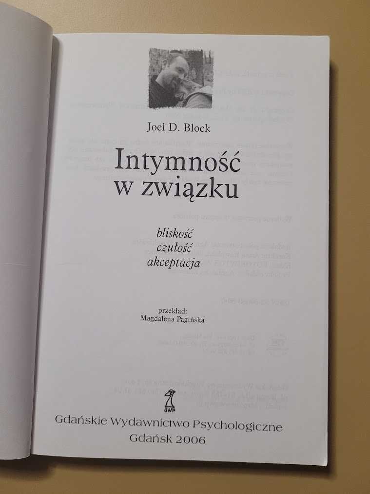 Intymność w związku Joel D. Block