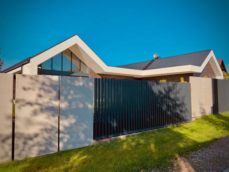 Mur ogrodzeniowy | nowoczesne ogrodzenie | elka ogrodzeniowa