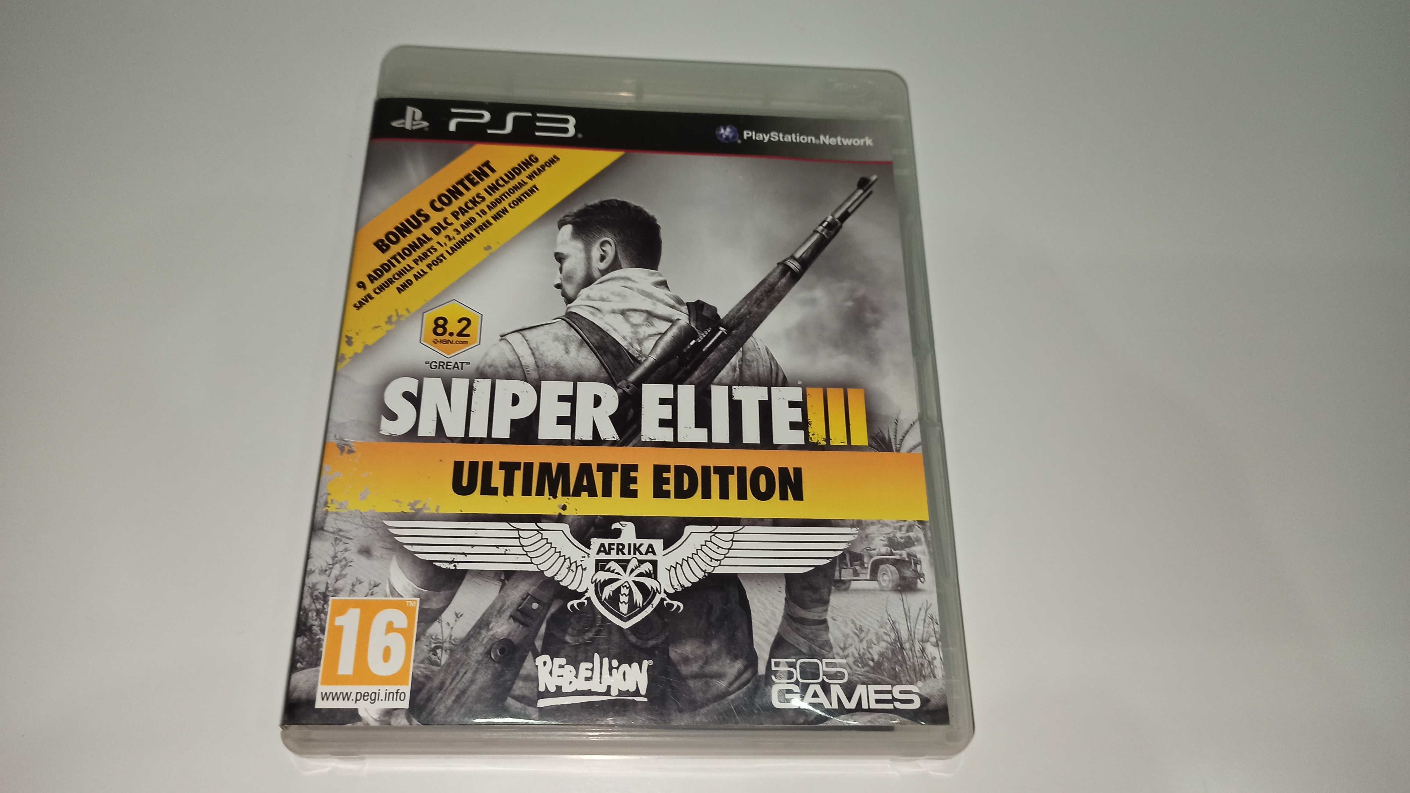 ps3 SNIPER ELITE III 3 ULTIMATE EDITION po polsku druga wojna światowa