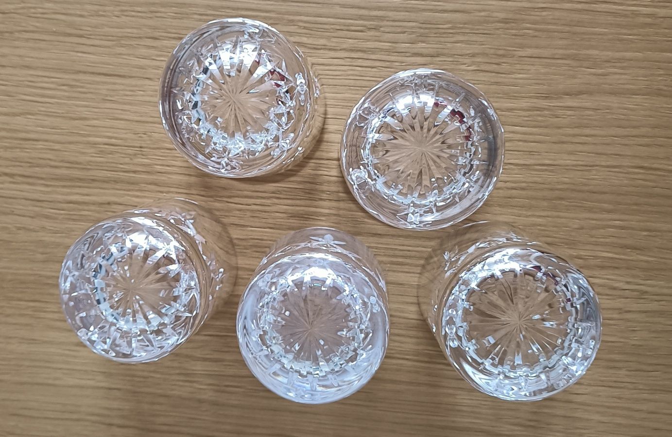 Copos  de cristal